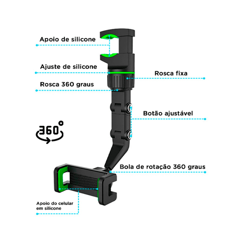 Suporte para celular Multifuncional 3.0