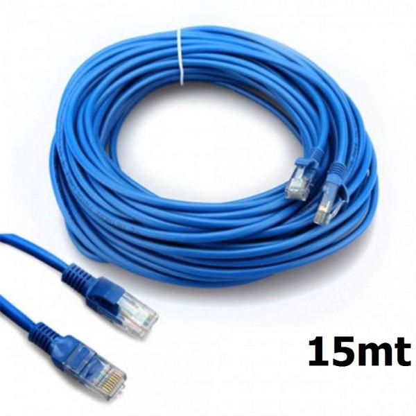 CABO DE REDE 15 METROS CAT-5 COM CONECTOR RJ45