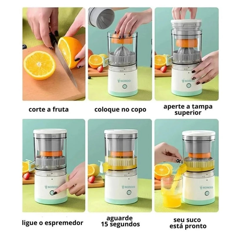 Espremedor de Frutas Elétrico Portátil - Top FruitGo